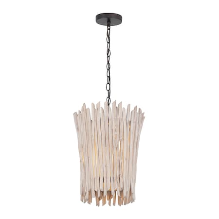Maxim Lighting Baywood 1-Light Pendant, Textured Bronze 22421WWTBZ
